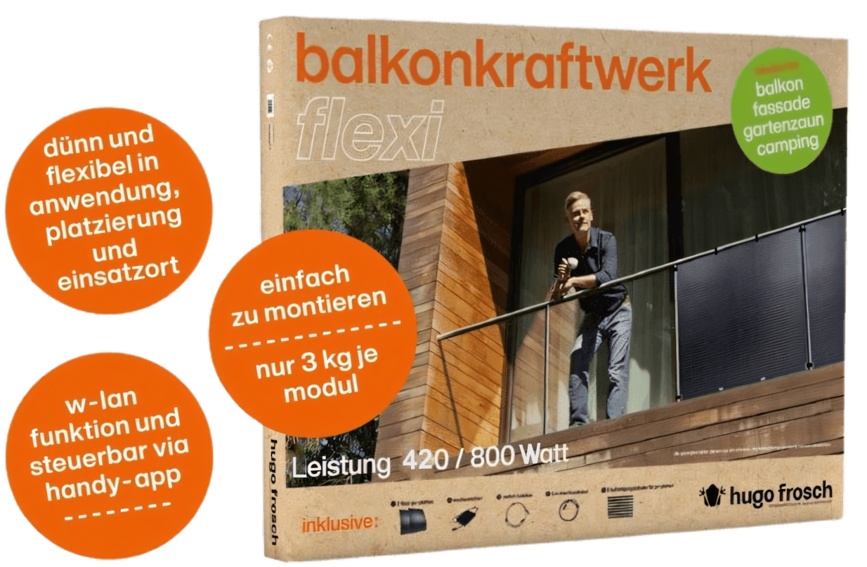 Balkonkraftwerk Flexi Starter-Kit 420/800W – Bild 6