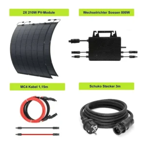 Balkonkraftwerk Flexi Starter-Kit 420/800W
