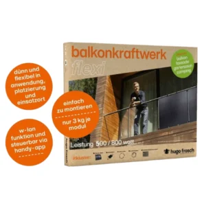 Balkonkraftwerk Set Flexi Starter-Kit 500/800W