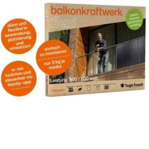 Balkonkraftwerk Set Flexi Starter-Kit 500/800W
